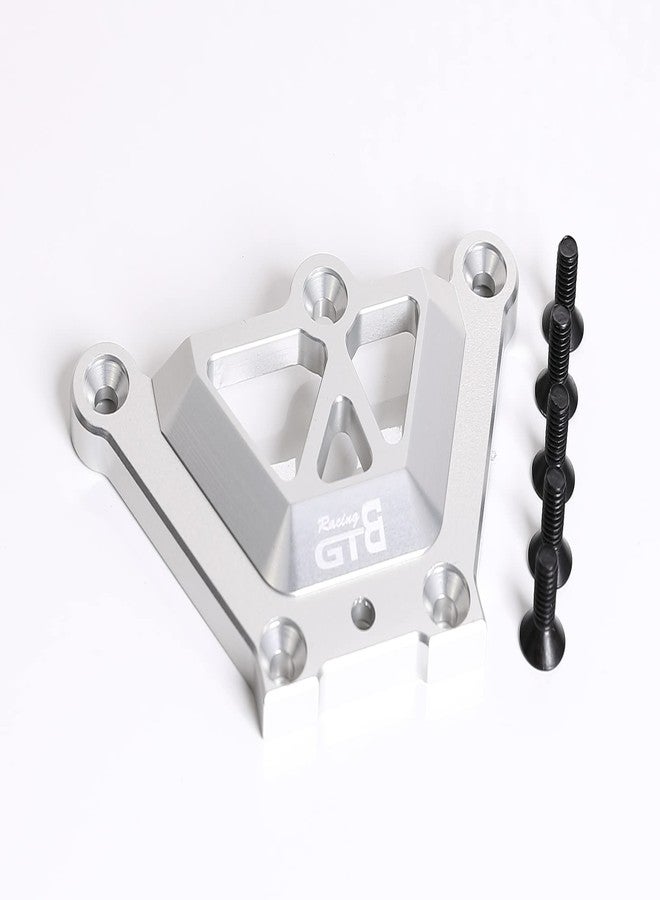 GTBRacing CNC Aluminum LOSI 5ive-T Top Chassis Plate/Front & Rear Chassis Bracket Support Brace Set for 1:5 RC Car LOSI 5T Upgrade Parts (Silver) - Image 3